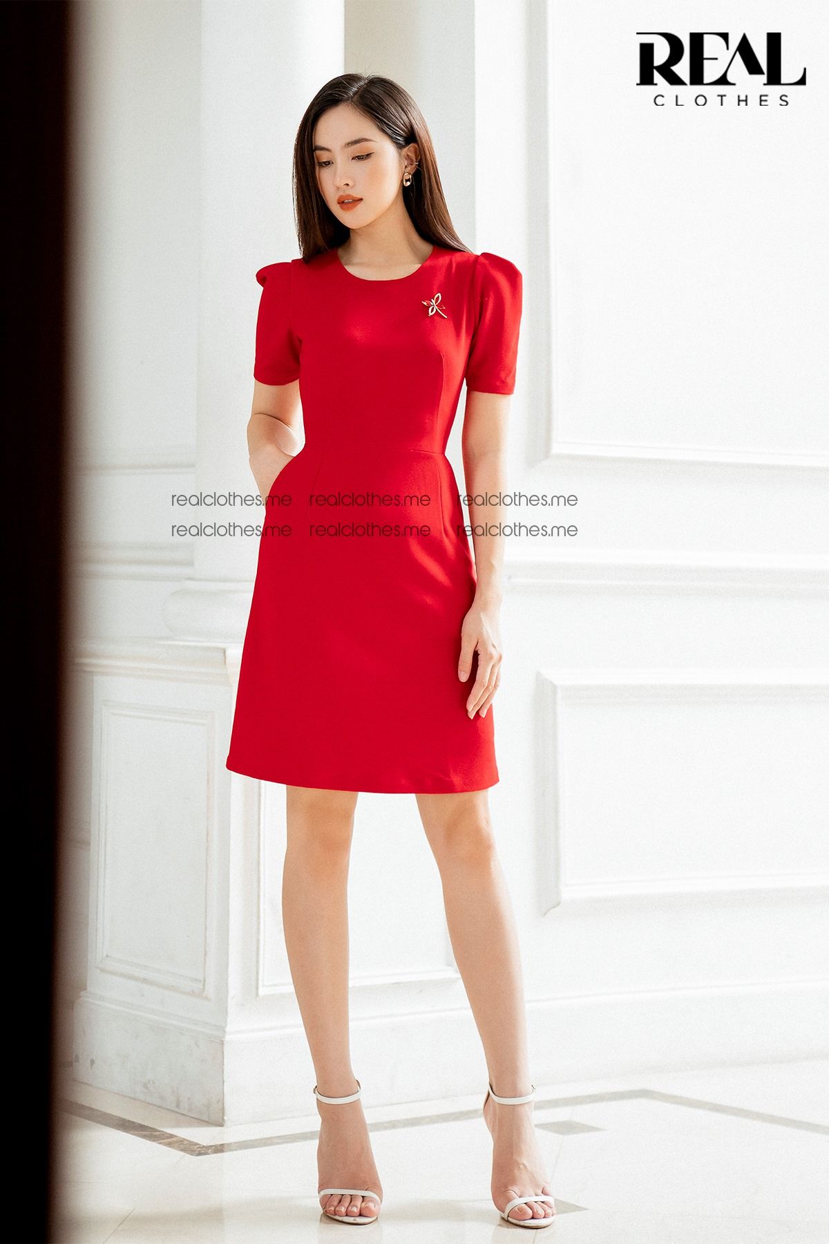 Đầm mimi đỏ