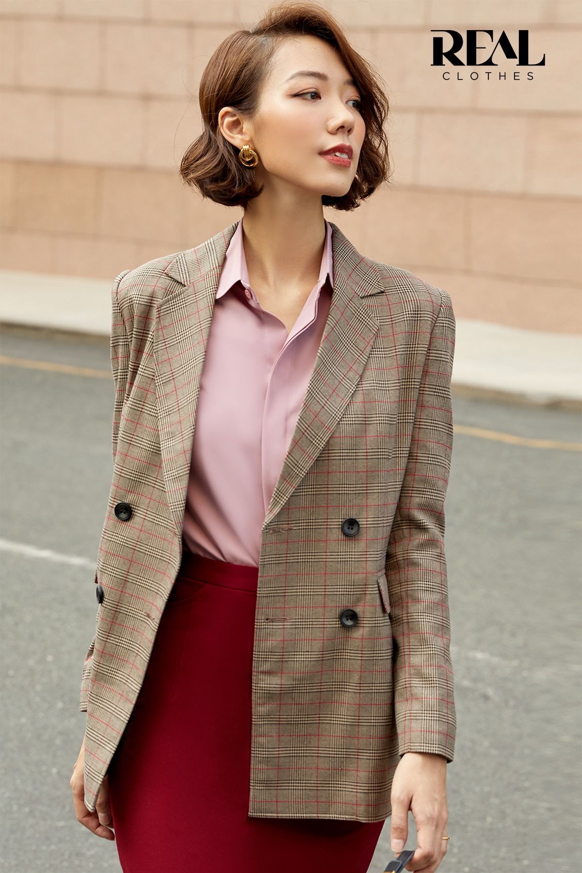 Blazer kelly đỏ