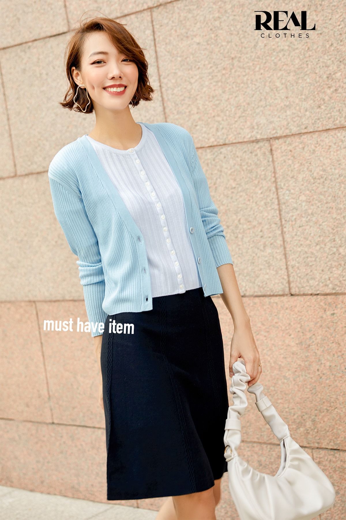 Áo cardigan blue - SALE
