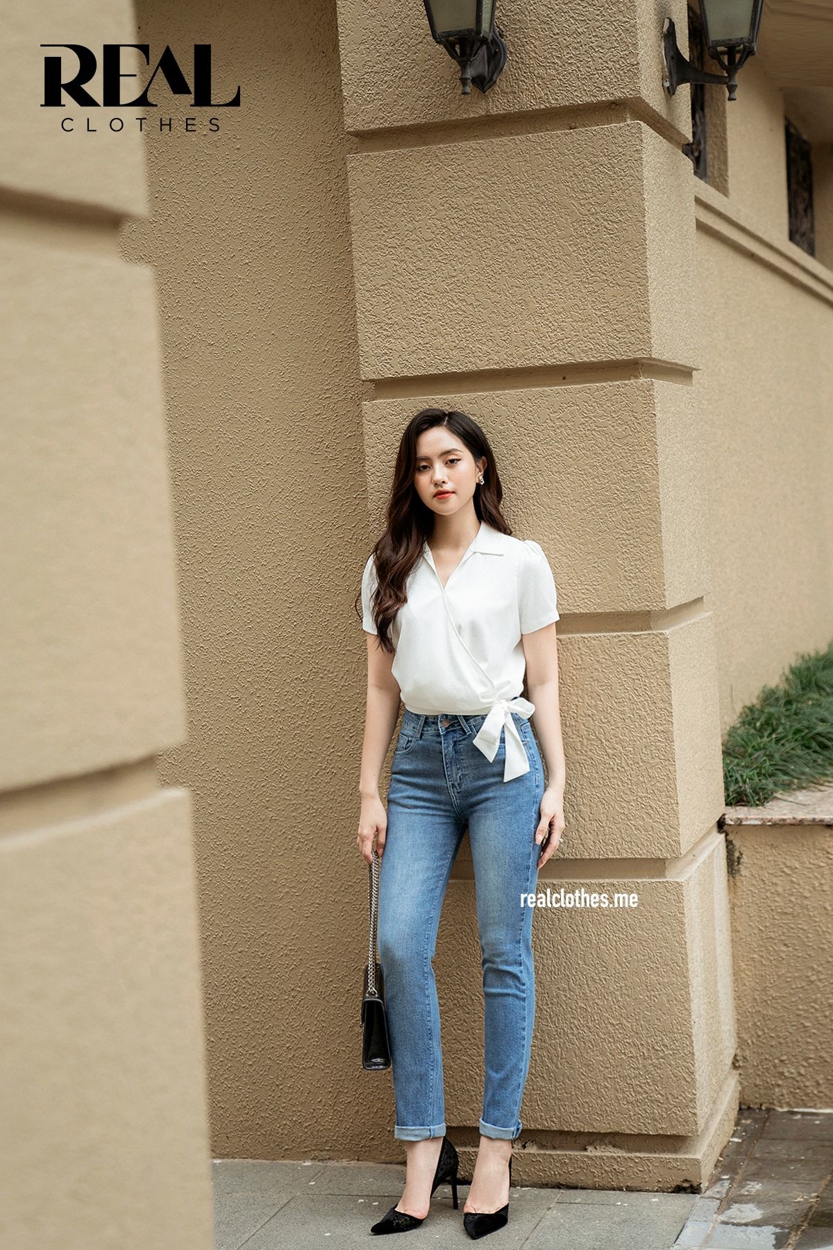Quần Jeans basic xanh nhạt SALE