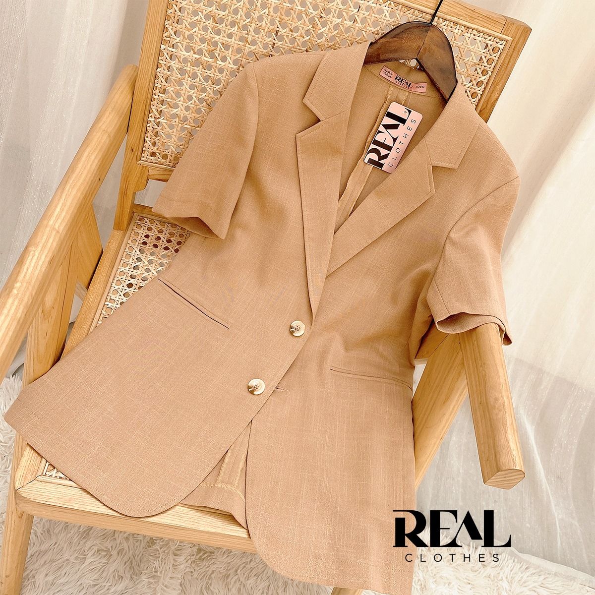 Blazer japan cafe sữa