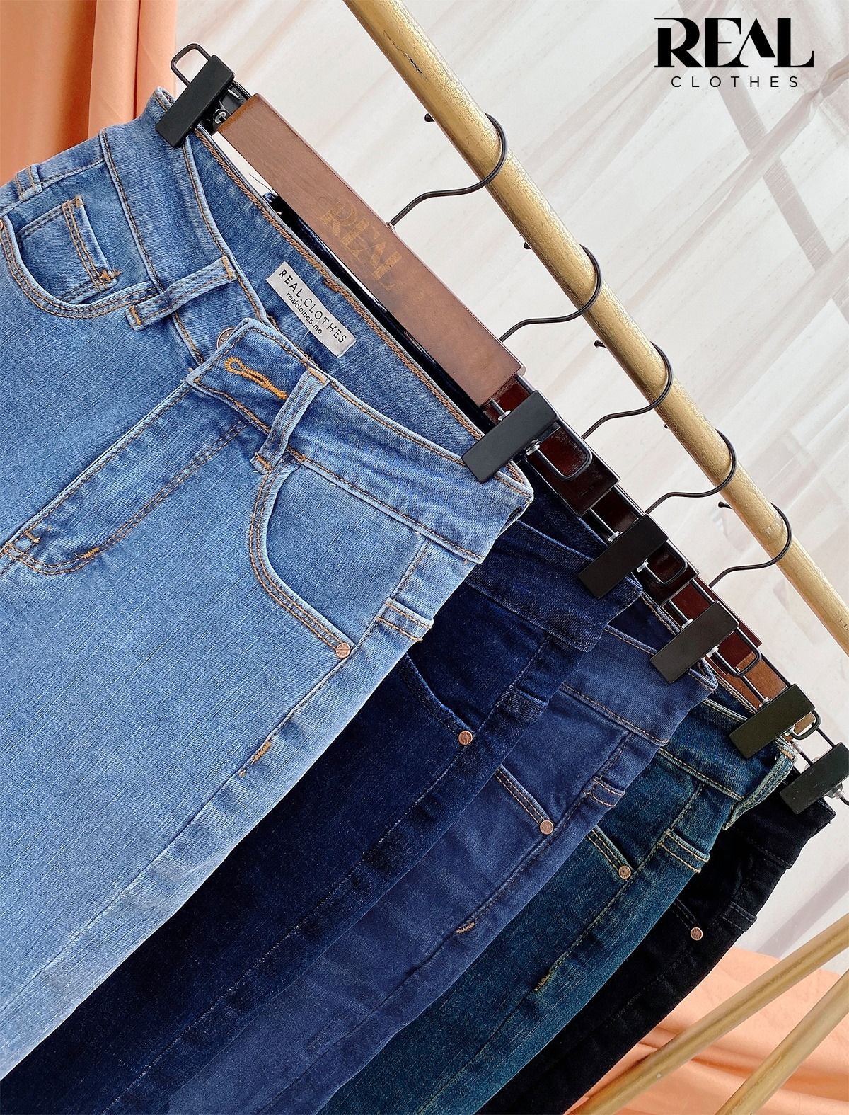 Quần jeans skinny vệt trắng SALE
