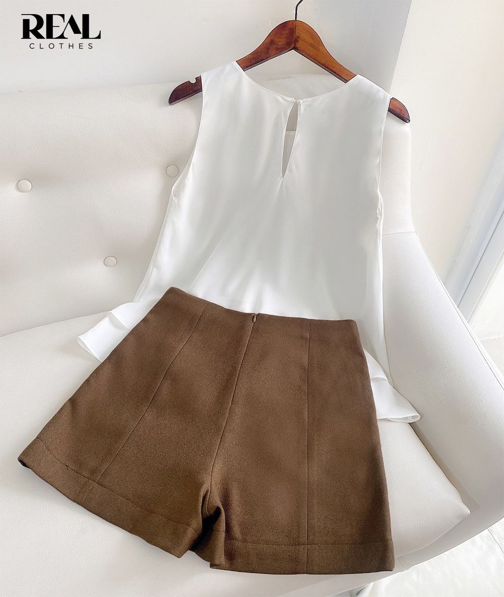 Áo 2 tầng trắng