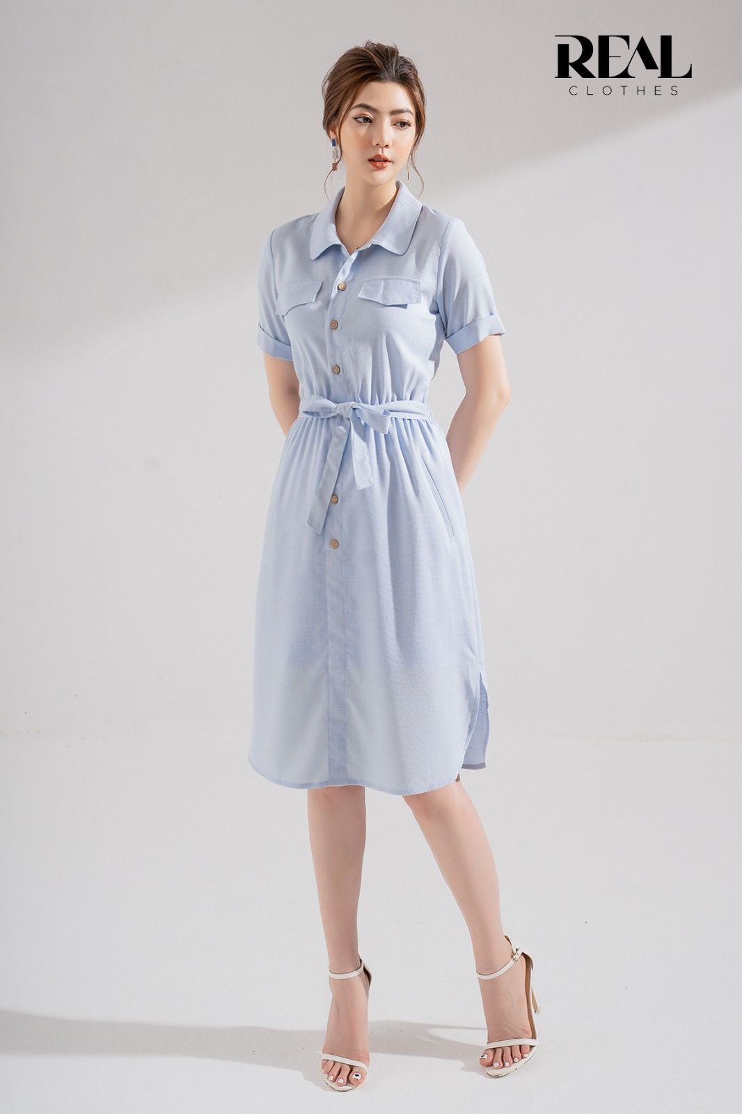 Đầm mùa hè blue