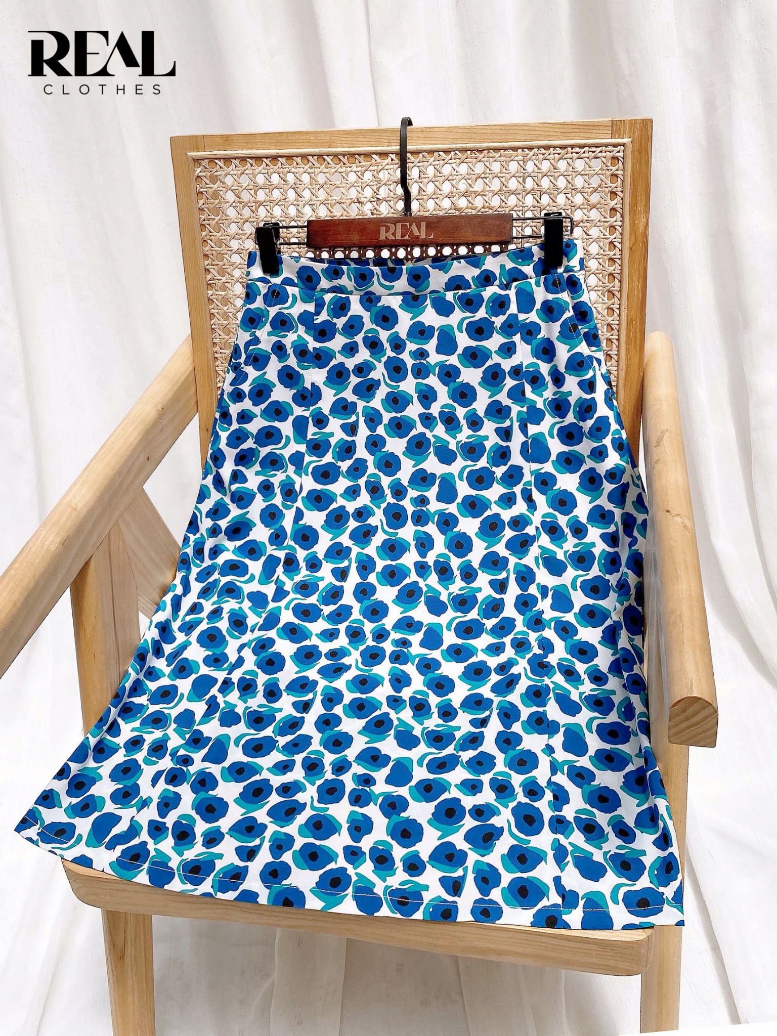 Váy 8 mảnh blue SALE