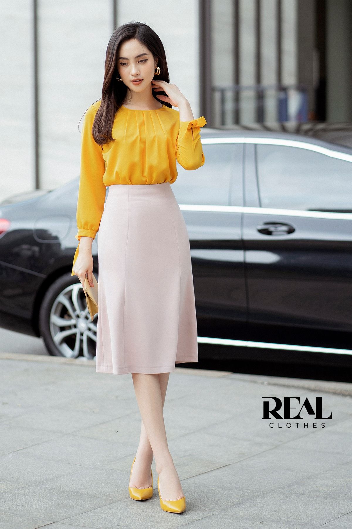 Váy 8 mảnh nude SALE