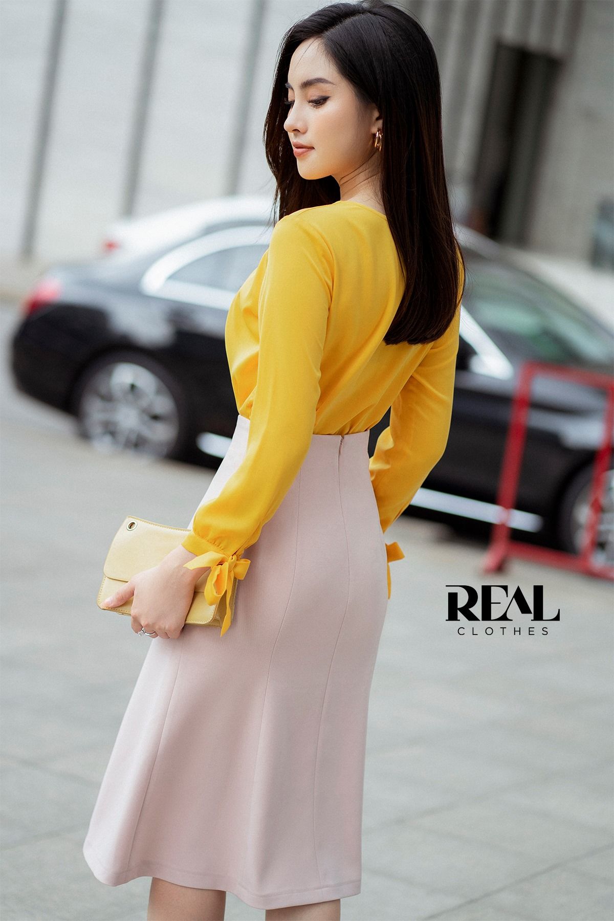 Váy 8 mảnh nude SALE