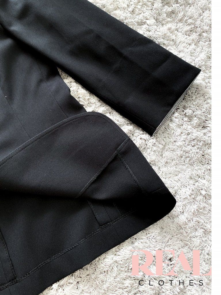 Blazer dài đen