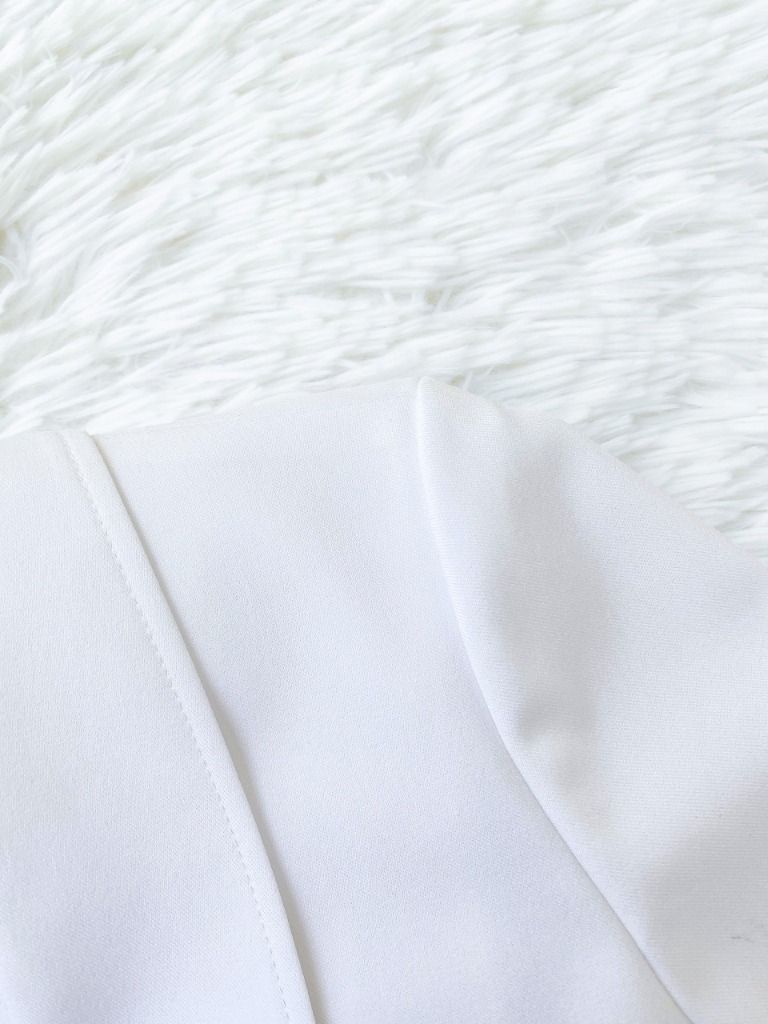 Blazer dài trắng SALE