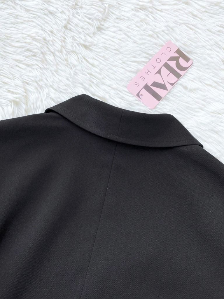 Blazer dài đen