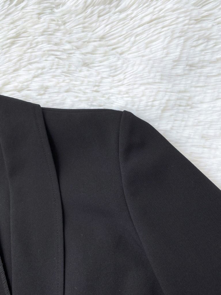 Blazer dài đen
