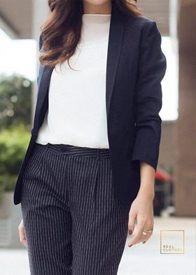 Blazer dài xanh đen SALE