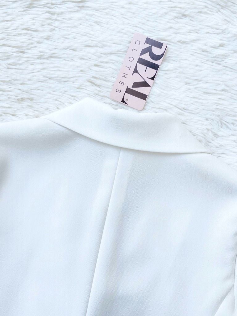 Blazer paris trắng
