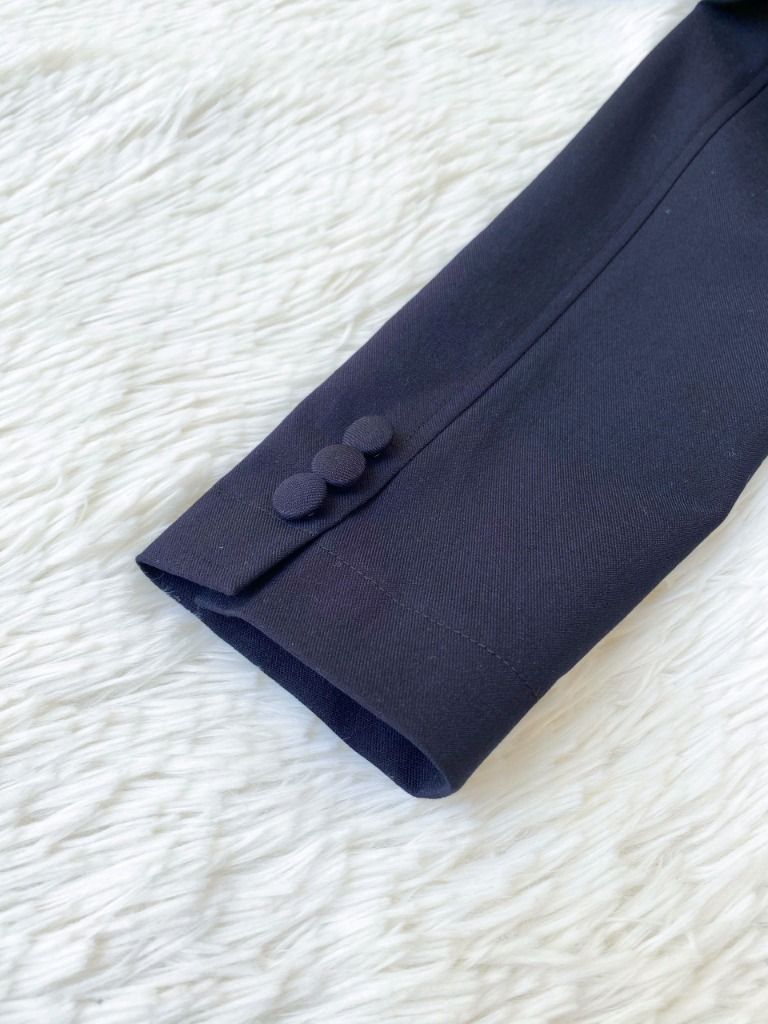 Blazer dài tay dài xanh đen SALE