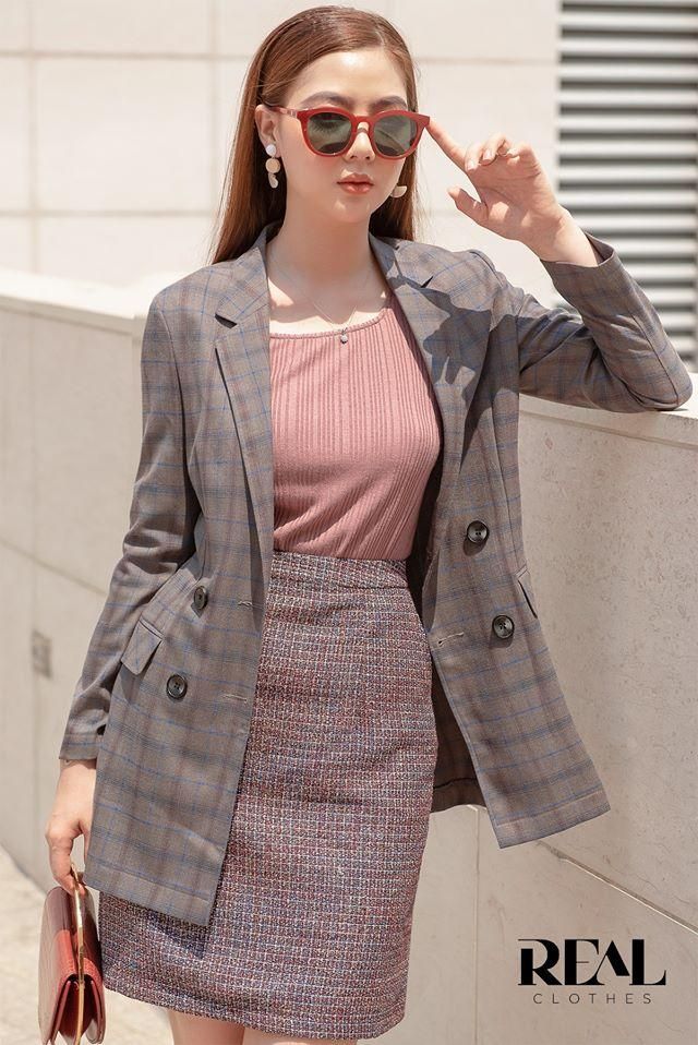 Áo thun len hồng ruốc - SALE