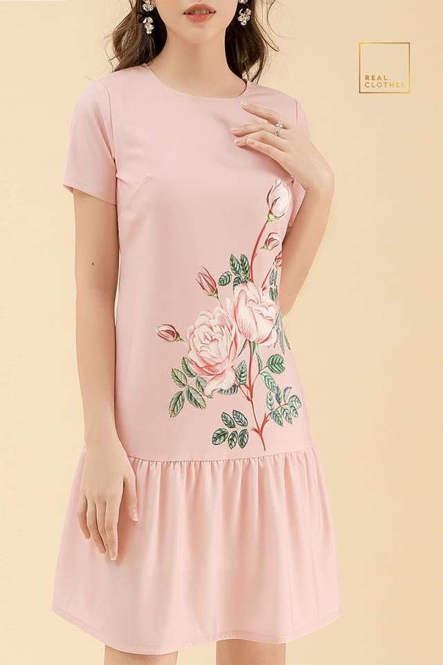 Đầm vicky hồng - SALE size XS