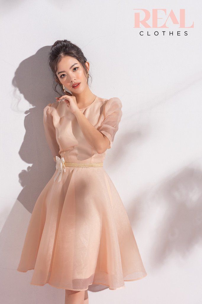 Đầm đi tiệc cafe - SALE size M