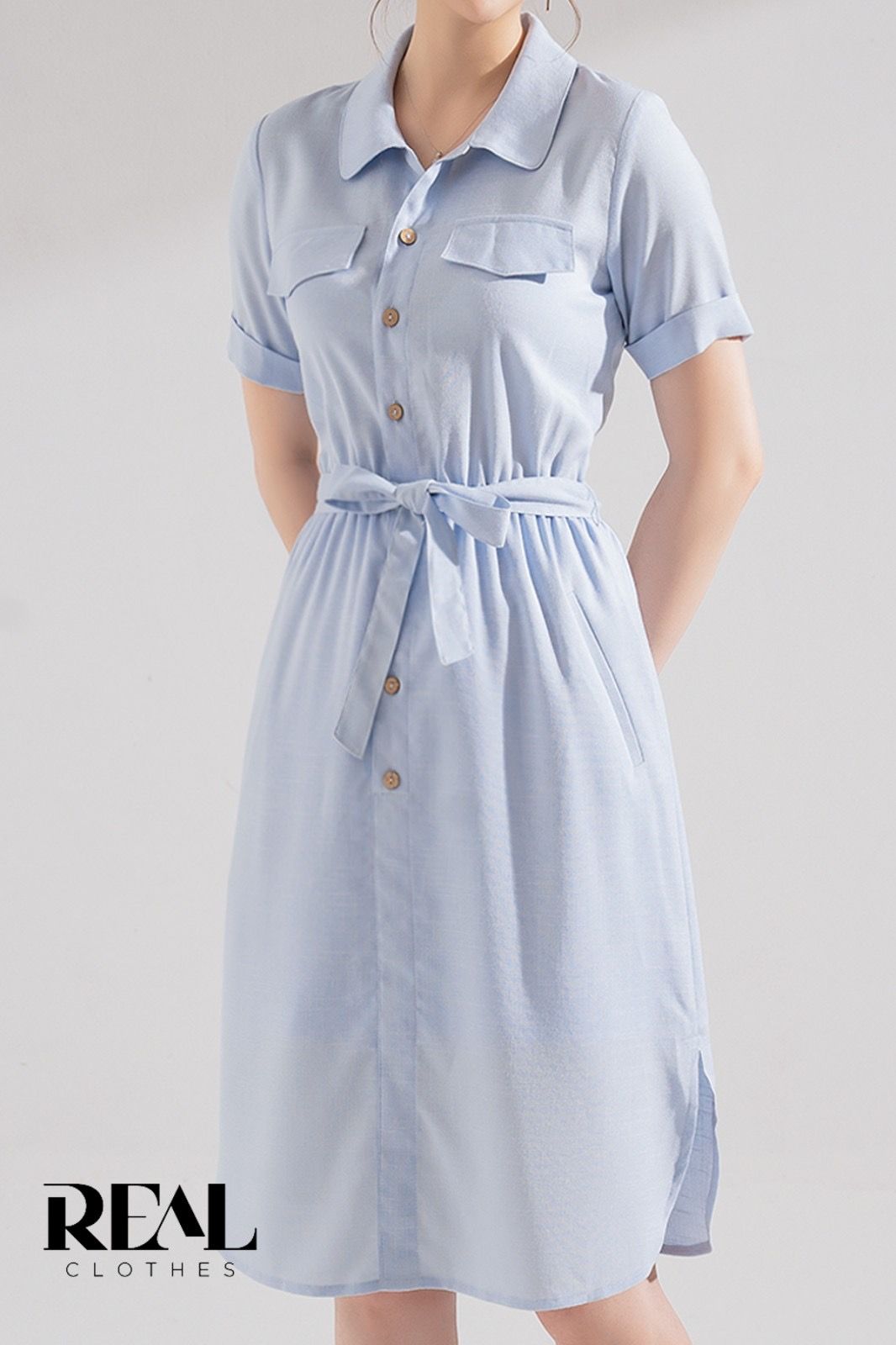 Đầm mùa hè blue