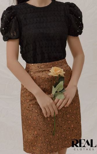 Váy summer gấm vàng - SALE