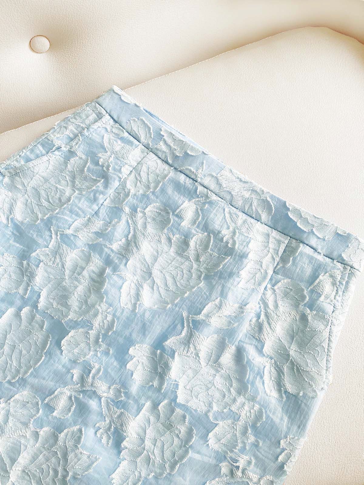 Váy summer hoa blue SALE