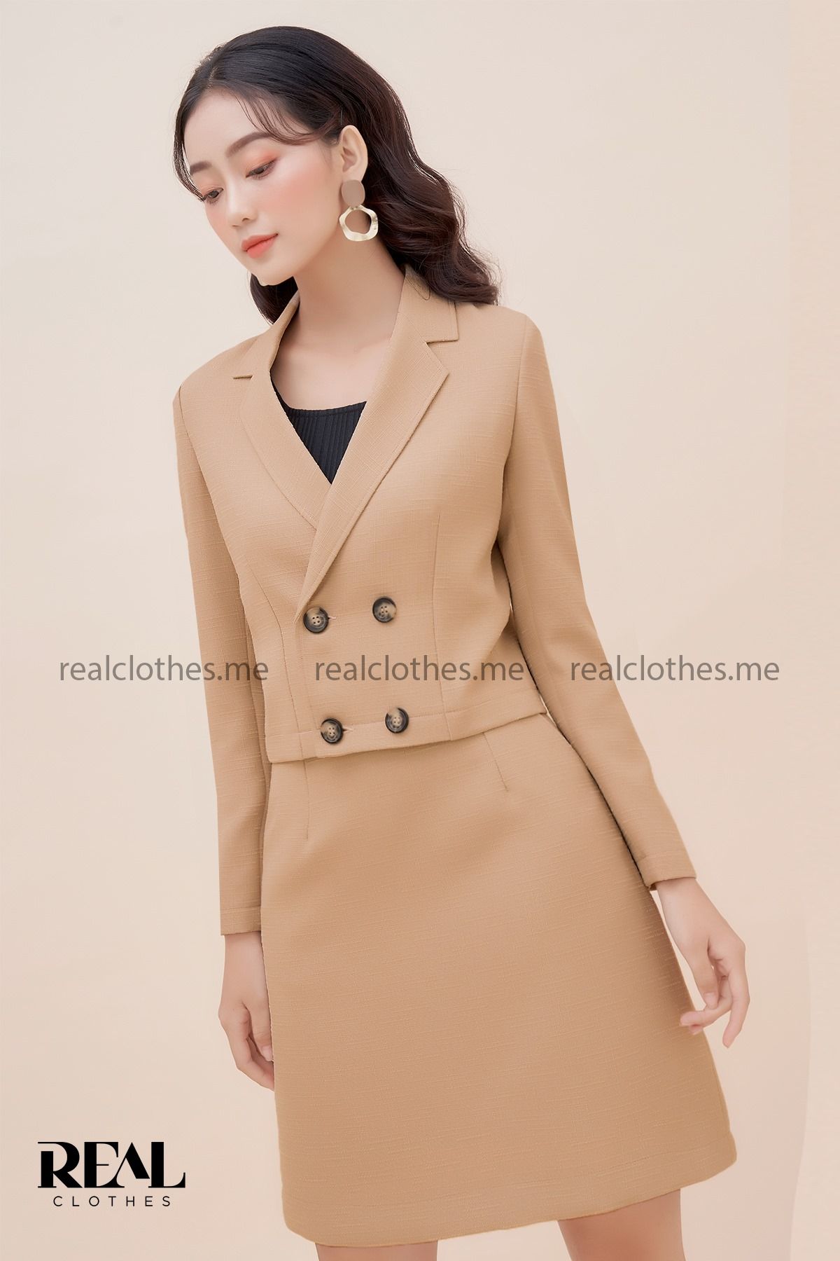 Blazer lisa cafe sữa