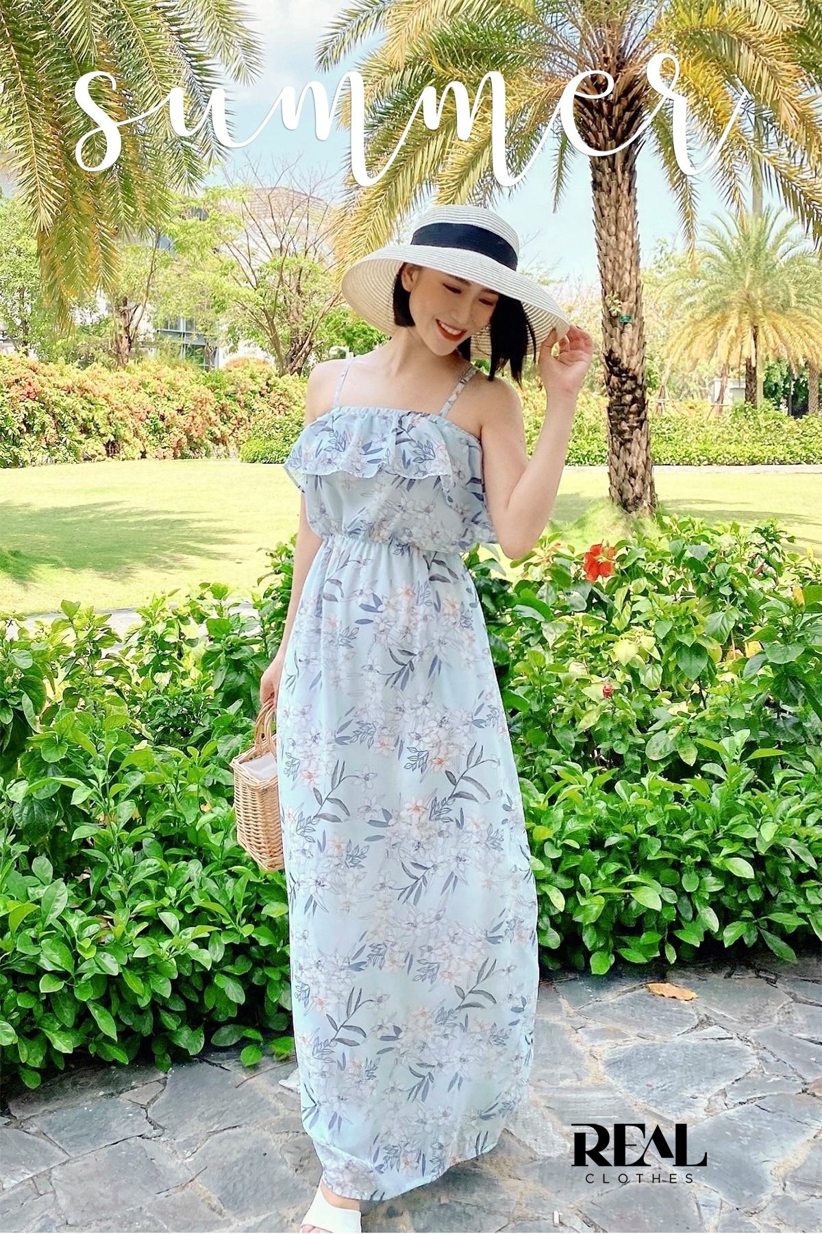 Maxi bèo hoa xanh SALE