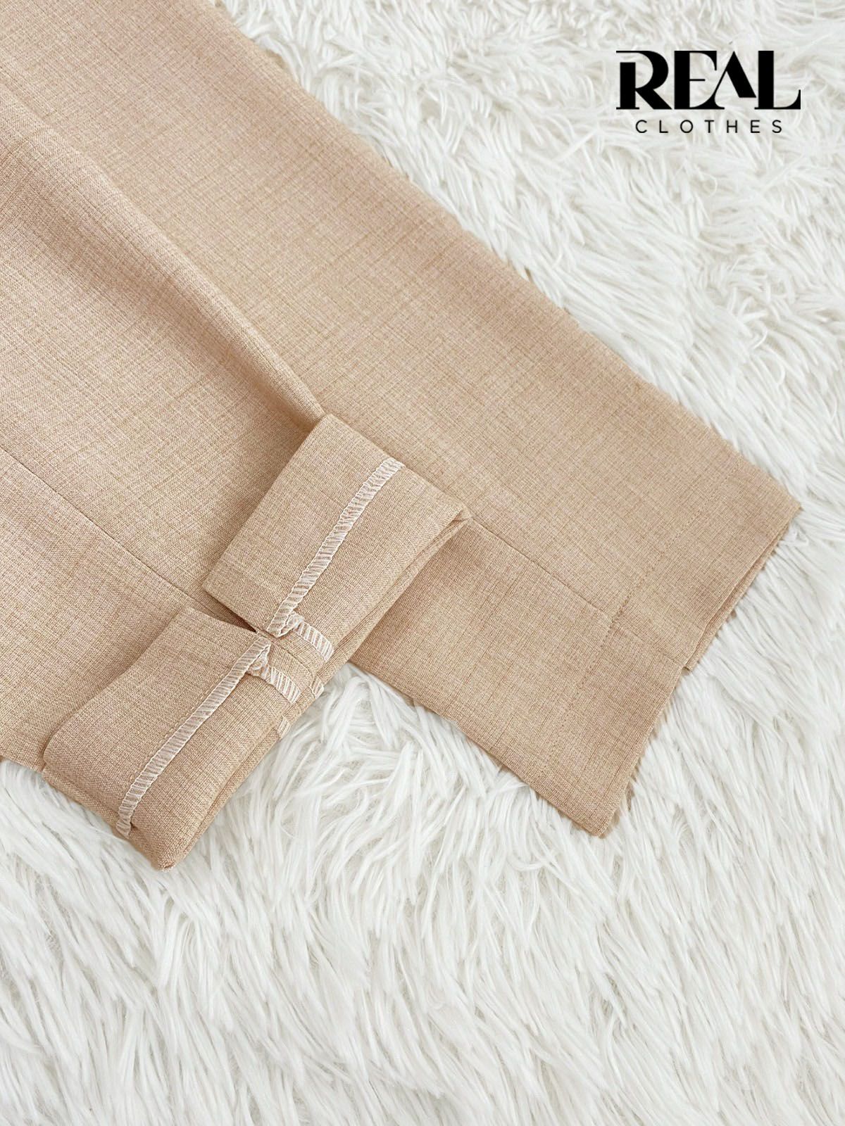 Quần lưng thun kem SALE
