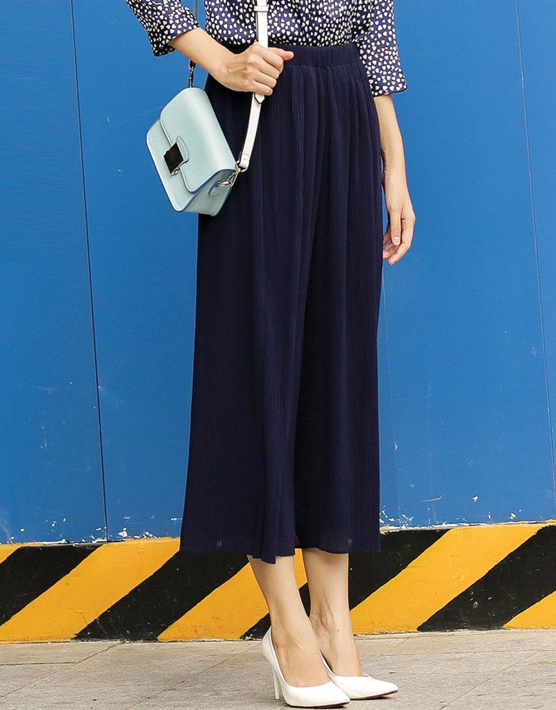 Quần dập ly xanh đen