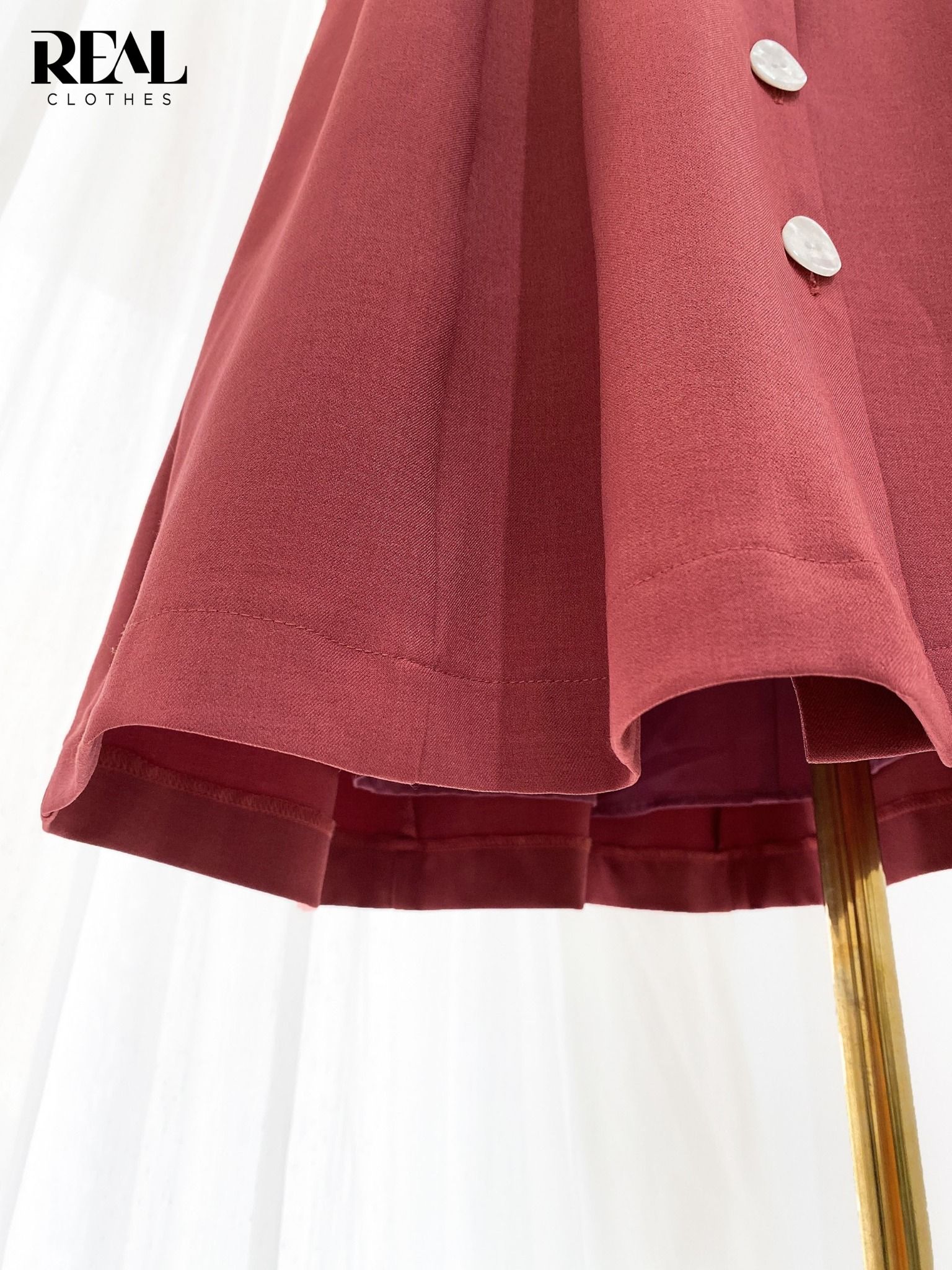 Đầm ruby hồng ruốc