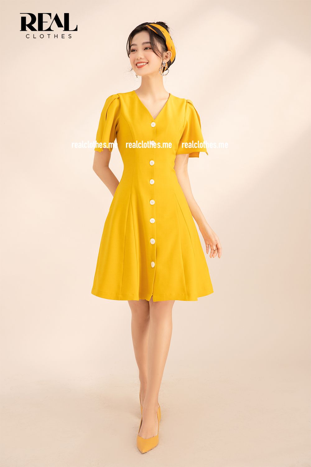 Đầm ruby vàng