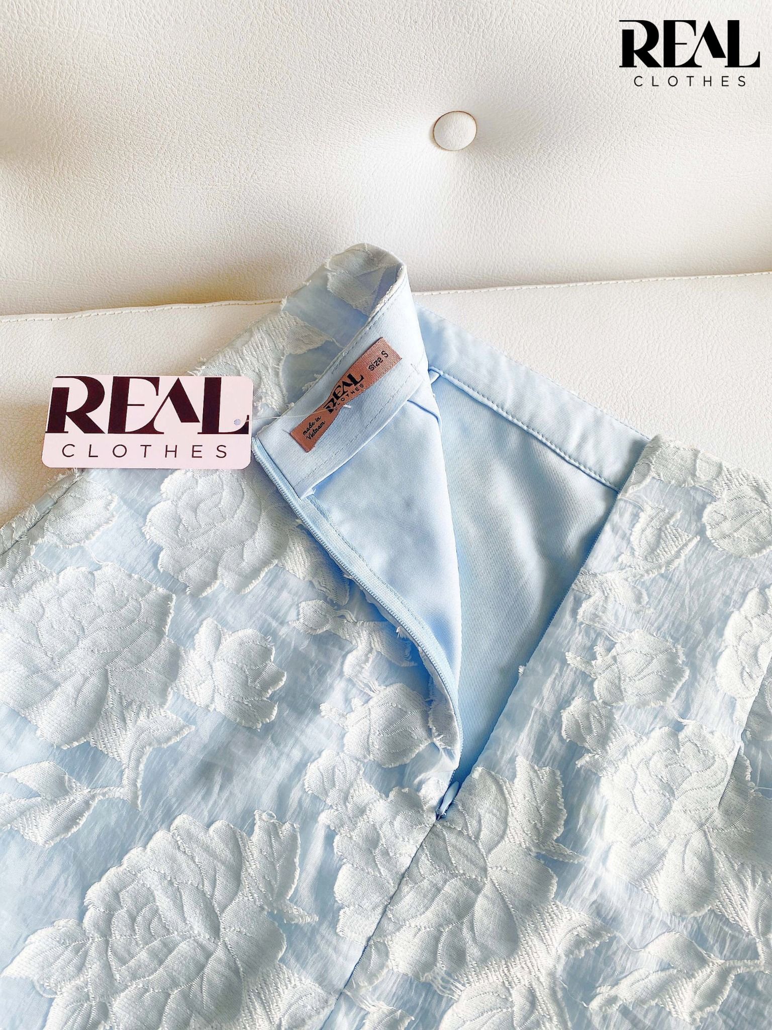 Váy summer hoa blue SALE