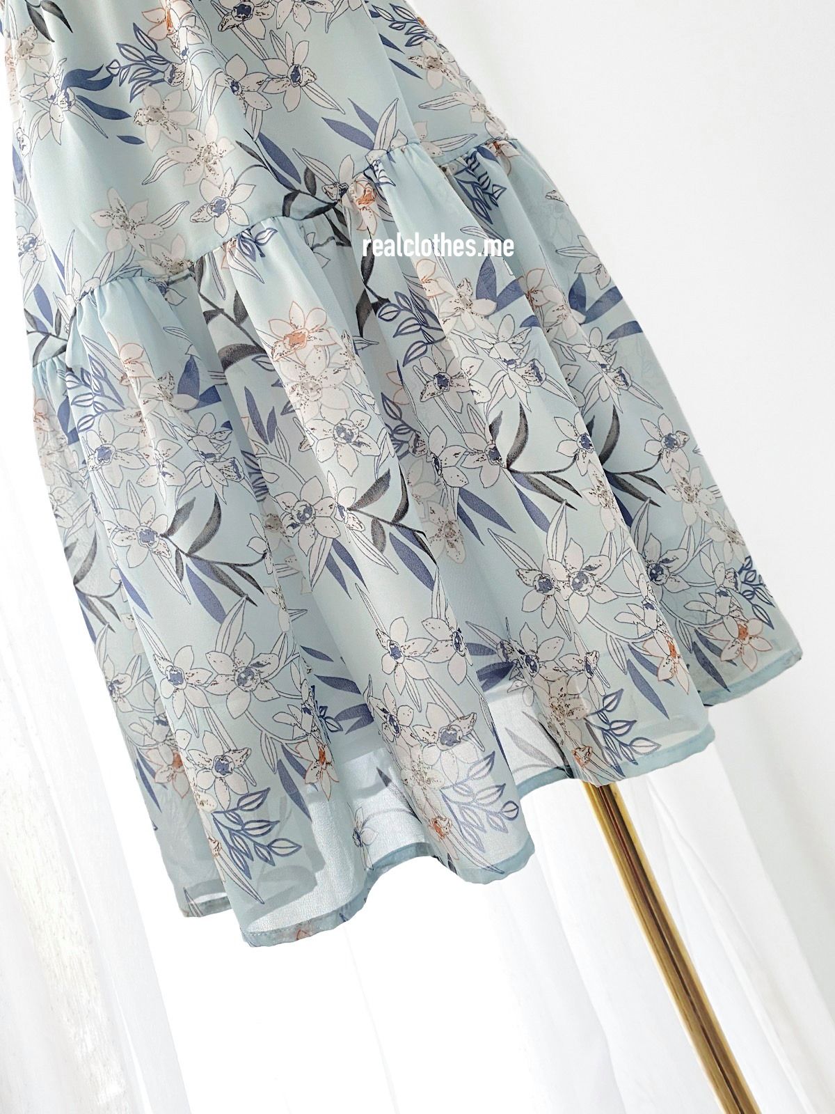 Đầm sofia hoa xanh SALE