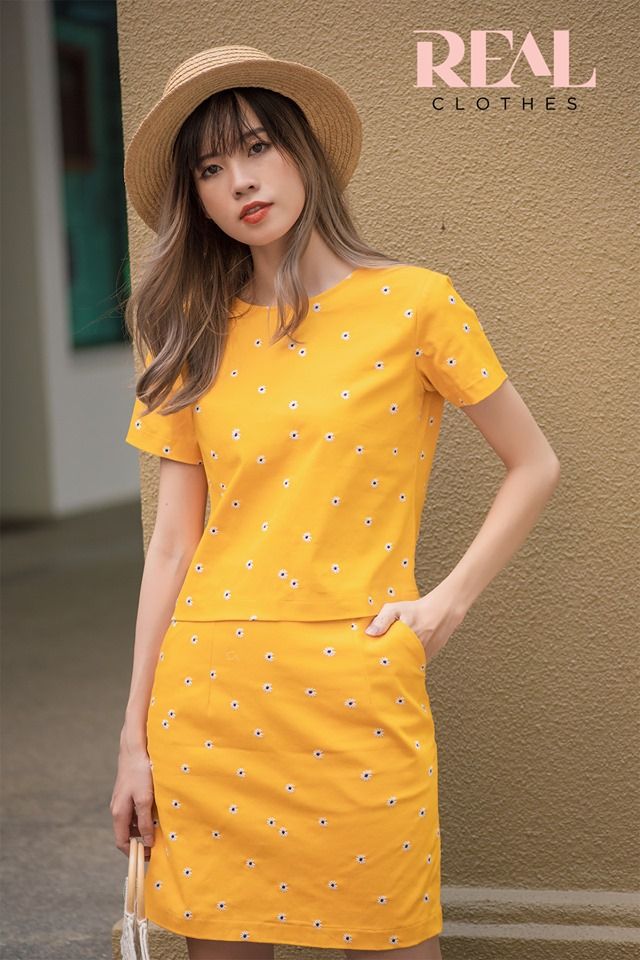 Váy summer hoa cúc - SALE