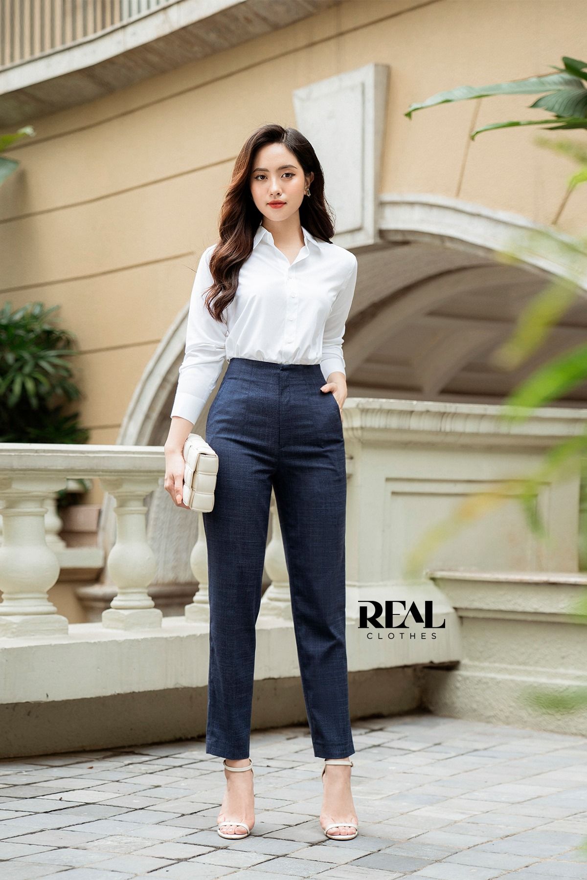 Blazer caro xanh 2 lớp