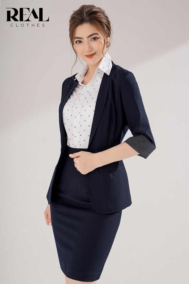 Sơ mi vệt trắng tay đủ