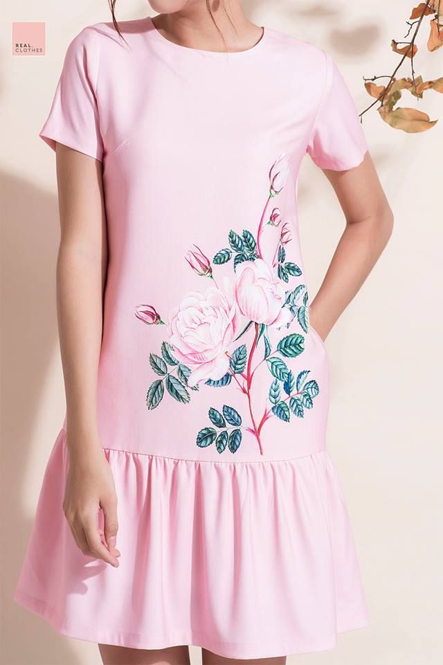 Đầm vicky hồng - SALE size XS