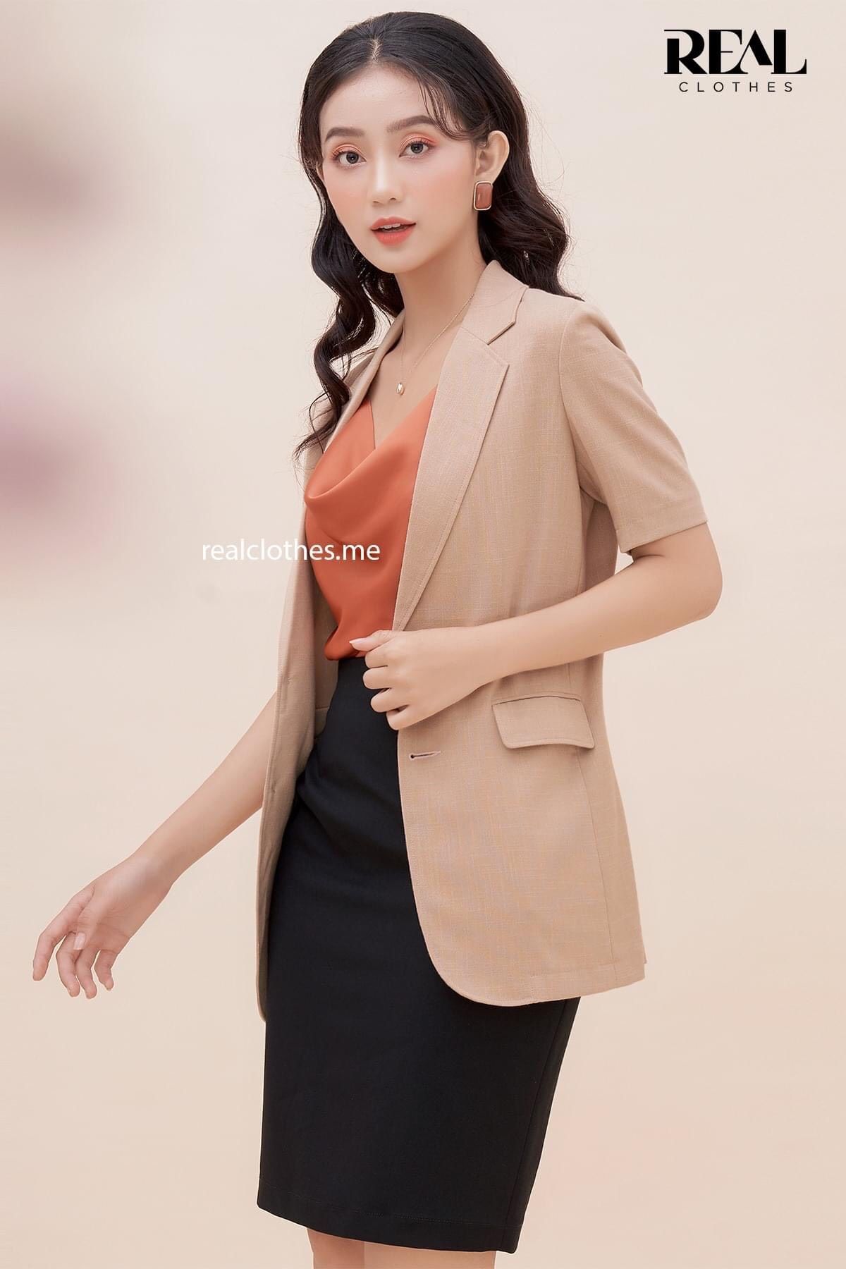 Blazer japan cafe sữa