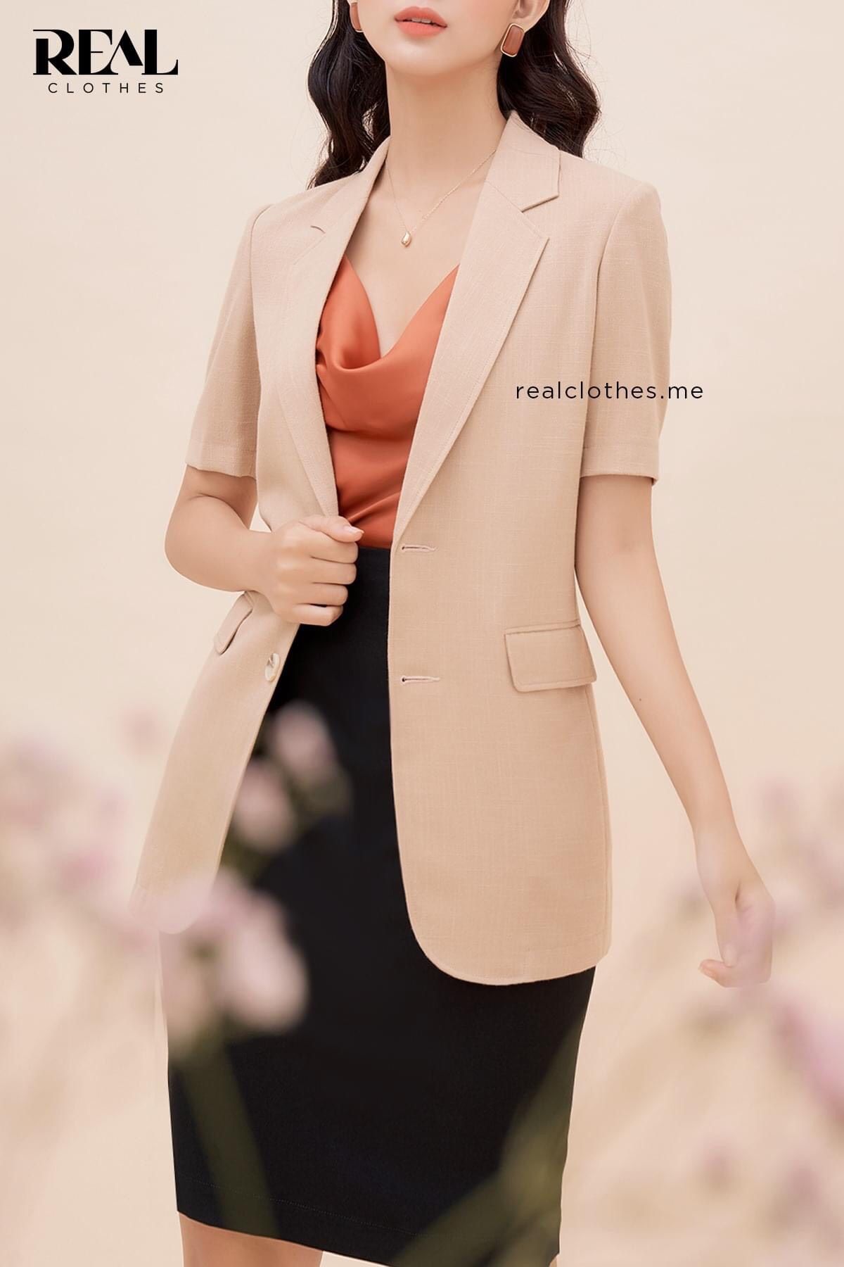 Blazer japan cafe sữa