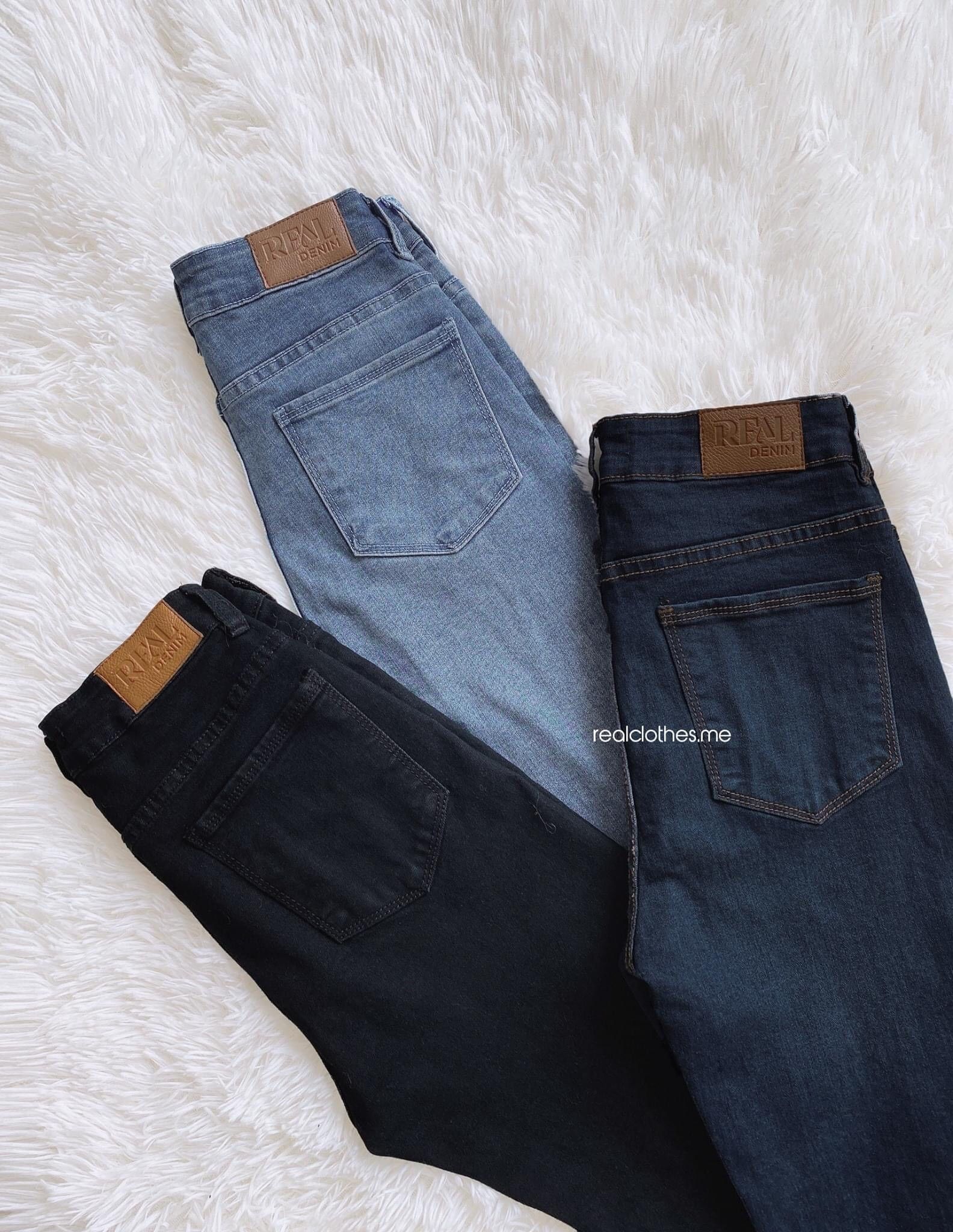 Quần Jeans basic xanh nhạt