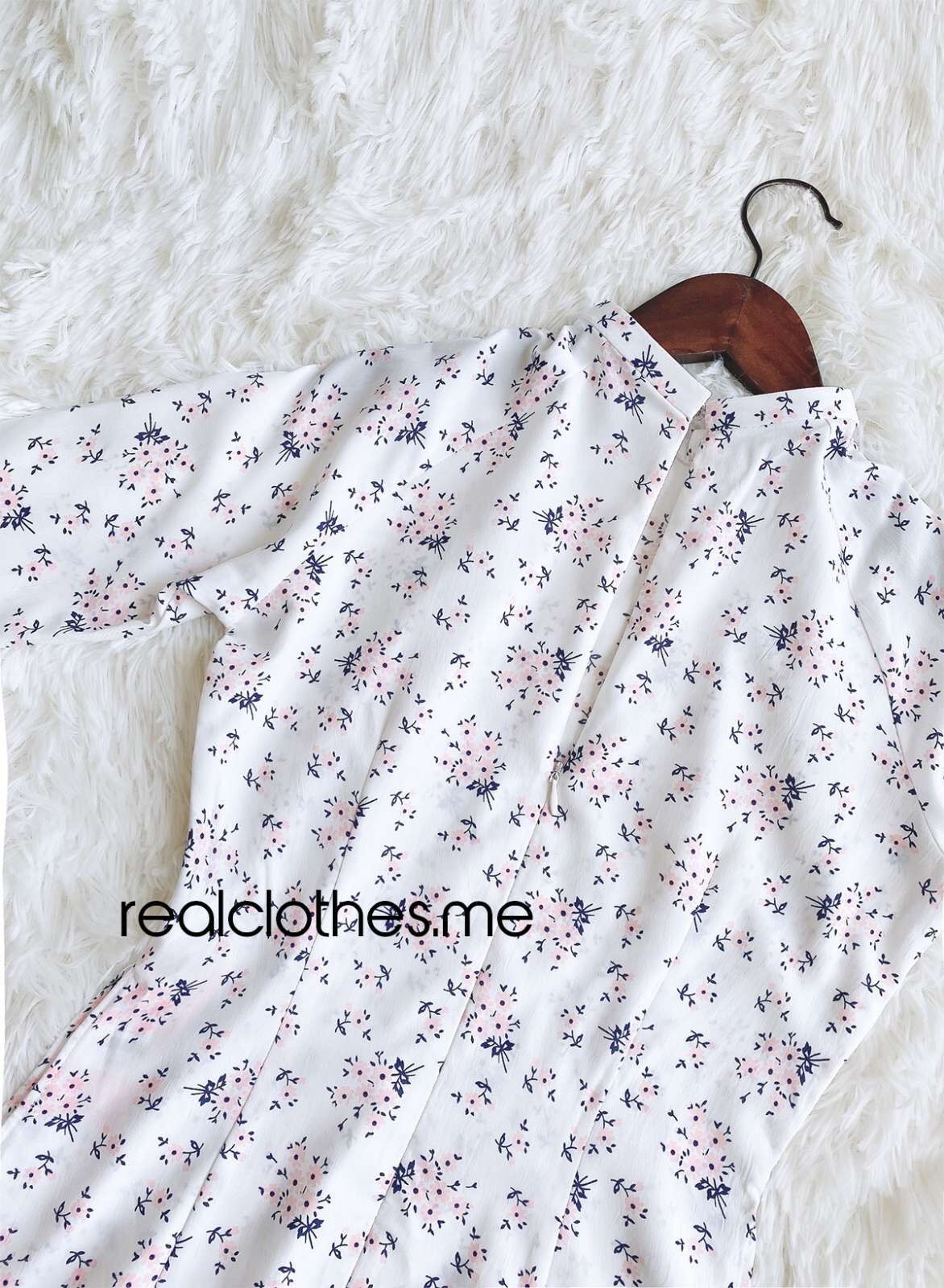 Áo dài hoa nhí - size L