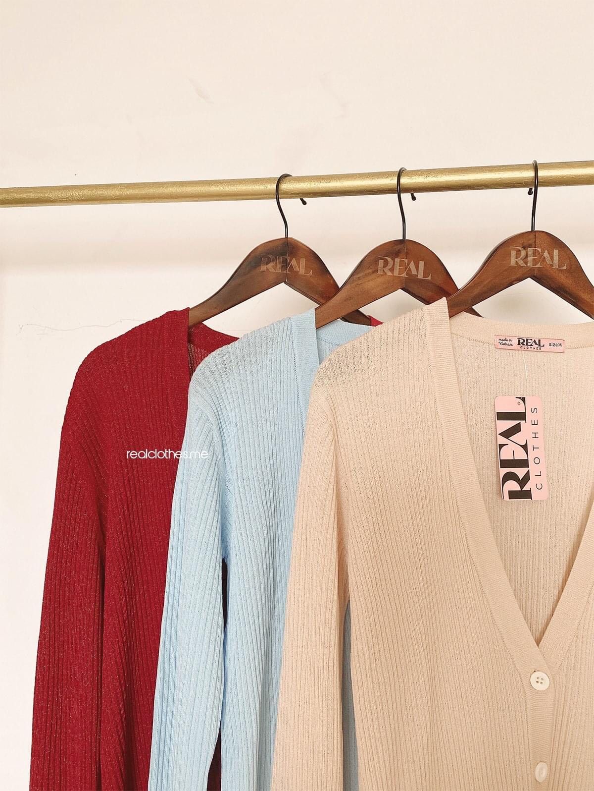 Áo cardigan đỏ - SALE