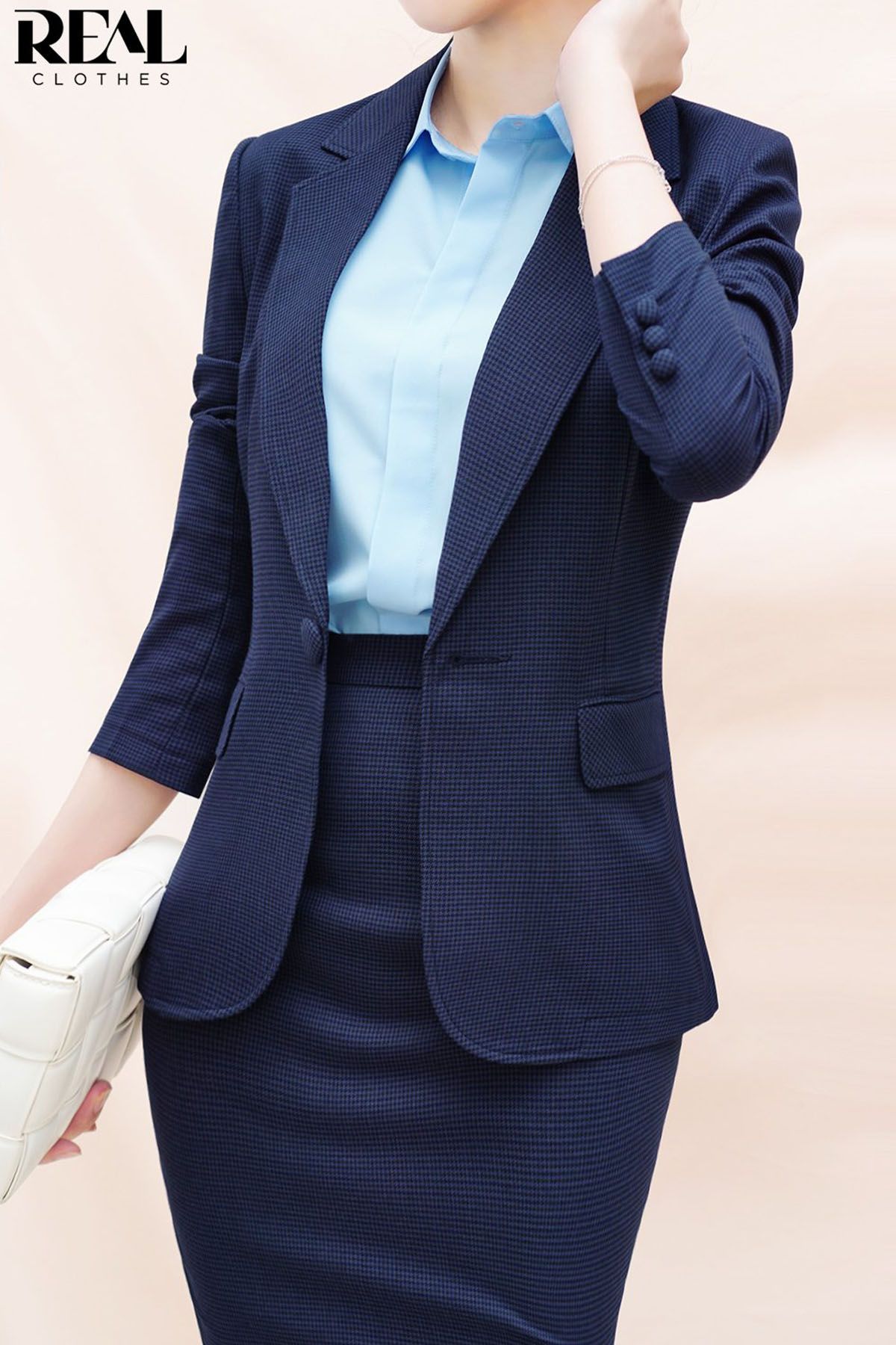 Blazer zigzag xanh SALE