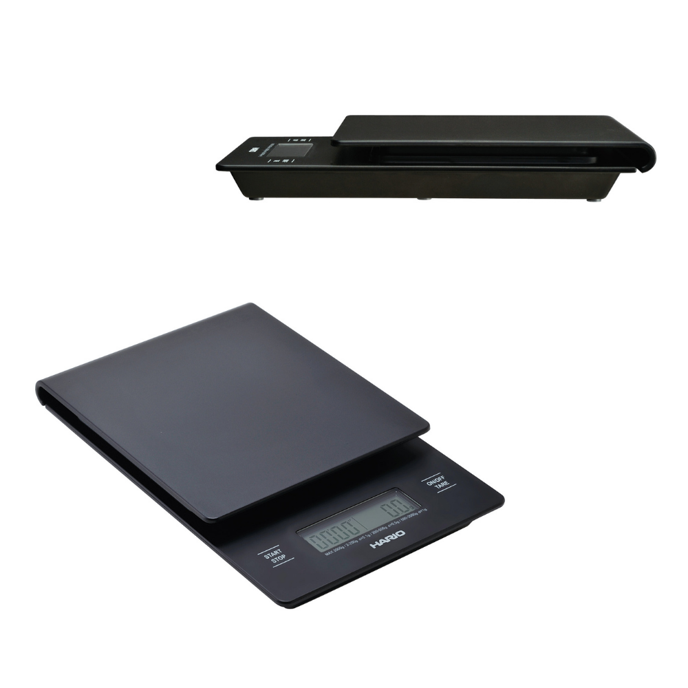 Cân điện tử định lượng và đo thời gian pha cà phê Hario V60 Drip Scale VSTN-2000B