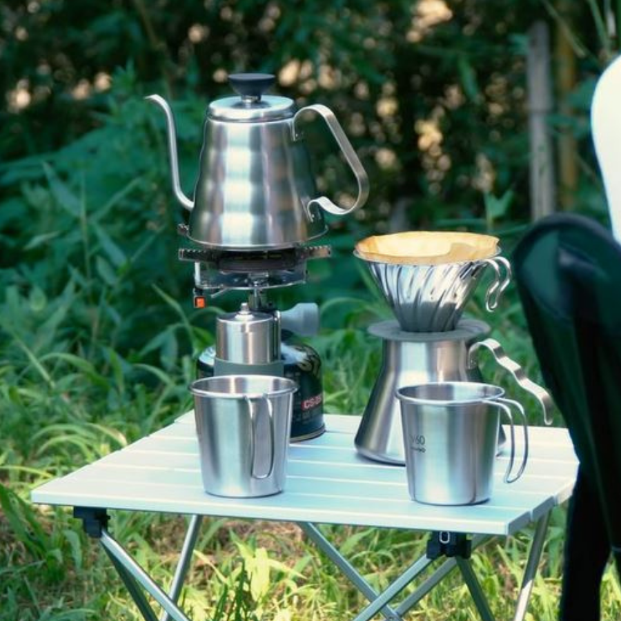 Bộ pha cà phê du lịch HARIO V60 outdoor coffee basic set O-VOCB (gồm túi đựng, gọn nhẹ, phù hợp đi camping, dã ngoại)