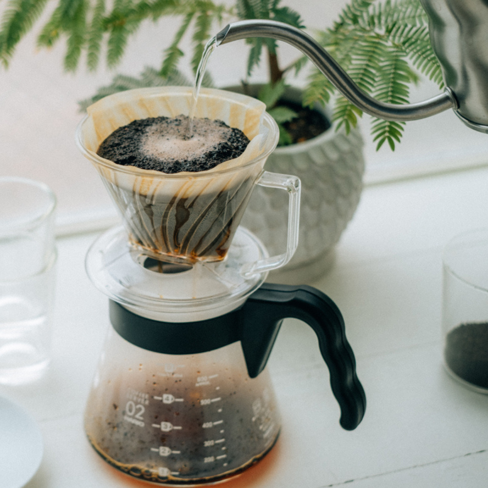Phễu pha cà phê Hario Pegasus Dripper PED-02-T (phễu hình thang, size 02, chất liệu nhựa AS, trong suốt)