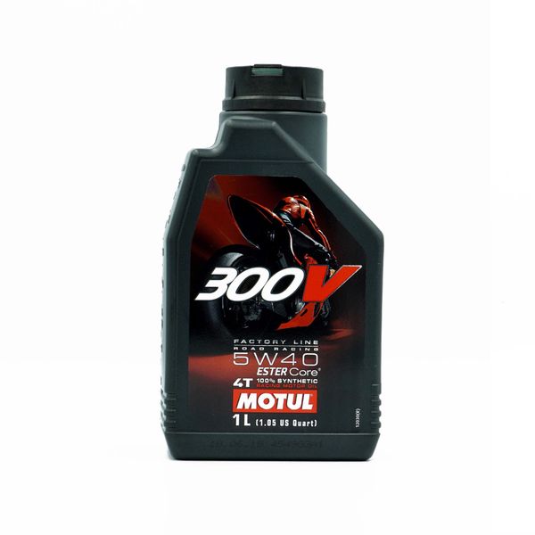  Dầu động cơ xe máy tổng hợp toàn phần Motul 300V FACTORY LINE 5W-40 