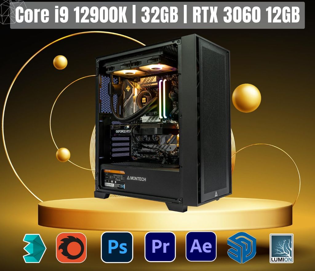  Cho thuê PC Intel Core i9 11900K | 32GB RAM  | NVIDIA RTX 3060 12GB 