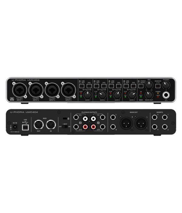 Cho thuê Soundcard Behringer U-Phoria UMC404HD