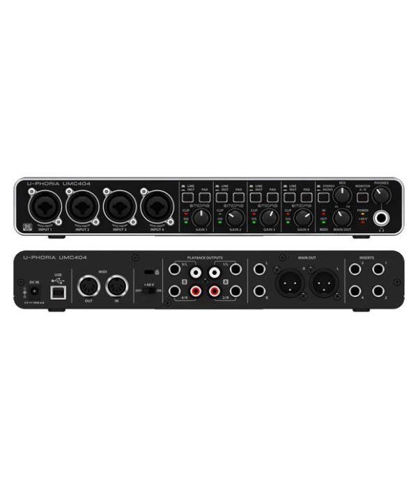  Cho thuê Soundcard Behringer U-Phoria UMC404HD 