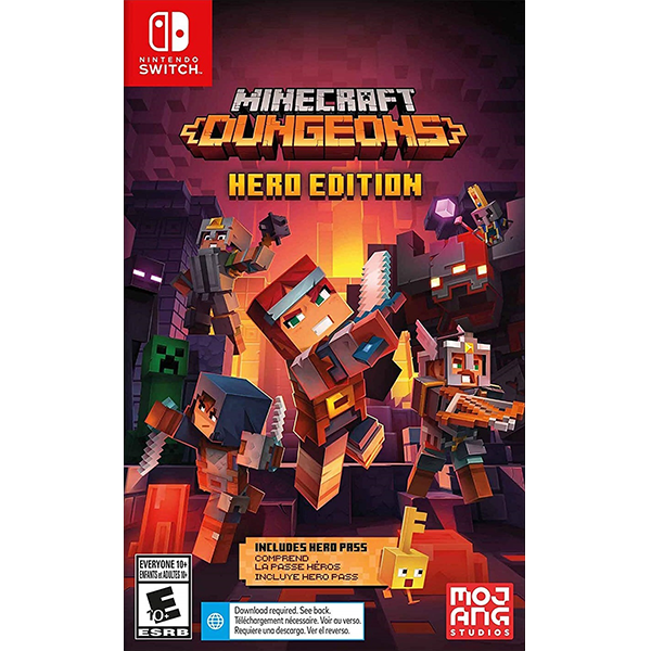 Cho thuê đĩa game Minecraft Dungeons Hero Edition